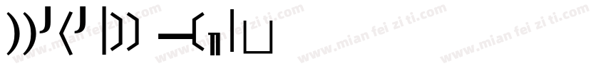 MMaGauss Bold字体转换